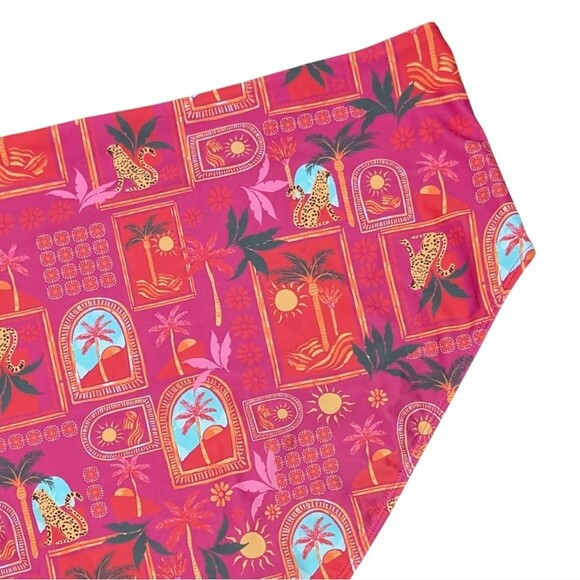 NWT Old Navy swim bottoms size XXL High-Waisted French-Cut Bikini novelty print - Picture 7 of 8